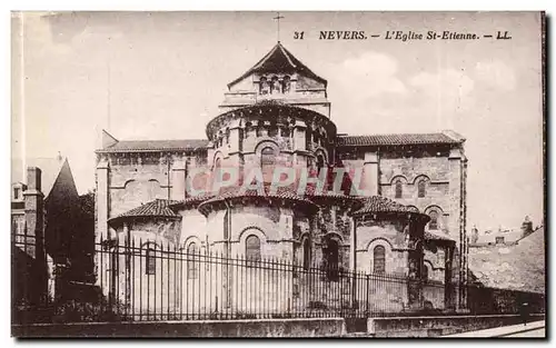 Nevers Cartes postales Eglise St Etienne