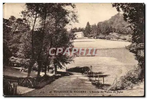 Bagneres de Bigorre Cartes postales L&#39entree du vallon de Salut