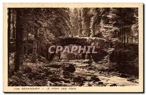 Gerardmer Cartes postales Le pont de fees