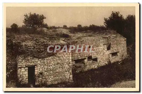 Fort de Vaux Cartes postales Coffre simple defendant l'entree Nord Est du fort ou le capitaine Tabourot tomba