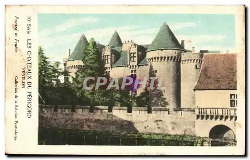 Cartes postales Chateaux du Perigord Fenelon