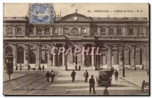 Bordeaux Cartes postales L&#39hotel de ville