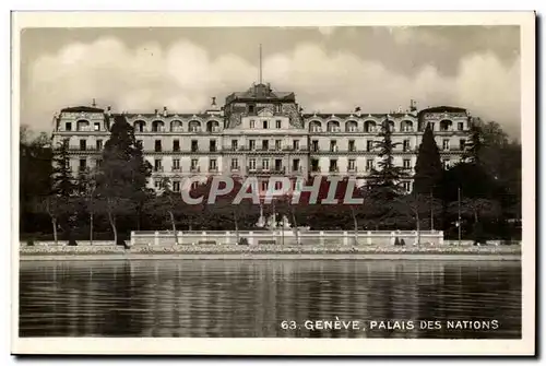 Suisse Geneve Cartes postales Palais des Nations