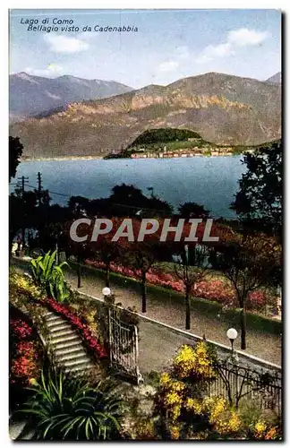 Suisse Lago du Como Cartes postales Bellagio visto da Cadenabbia