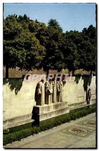 Suisse Geneve Moderne Karte Monument de la liberation