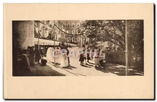 Cartes postales Procession enfants religieuses Communiantes