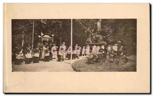 Cartes postales Procession enfants religieuses Communiantes