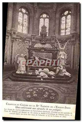Cartes postales Chapelle et chasse de la Bse therese de &#39lenfant Jesus