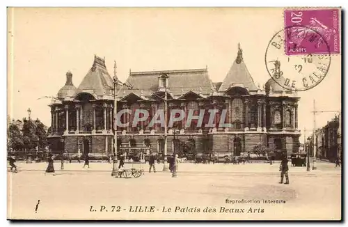 Lille Cartes postales Le palais des Beaux Arts (glacier)