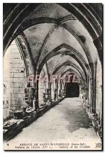 Abbaye de Saint Wandrille Cartes postales Galerie du cloitre