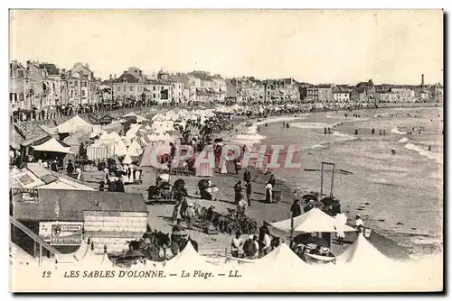 Sables d&#39olonne Cartes postales La plage