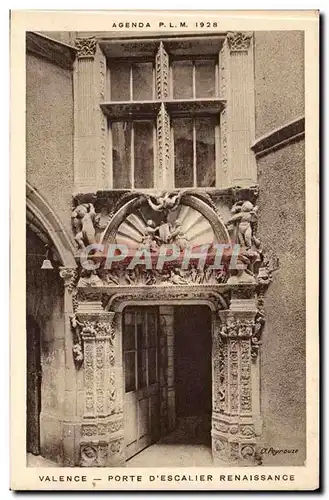 Valence Cartes postales Porte d'escalier Renaissance