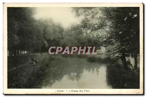 Vittel Ansichtskarte AK L&#39etang des fees