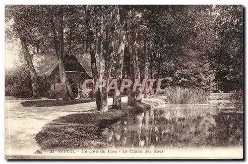 Vittel Cartes postales Un coin du parc Le chalet des anes (donkey mule)