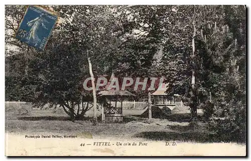 Vittel Cartes postales Un coin du parc