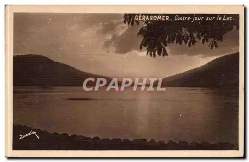 Gerardmer Cartes postales Contre jour sur le lac