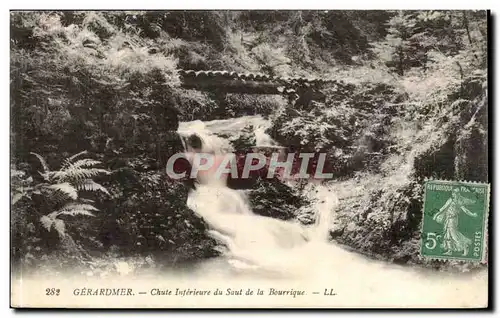 Gerardmer Ansichtskarte AK Chute inferieure du saut de la bourrique