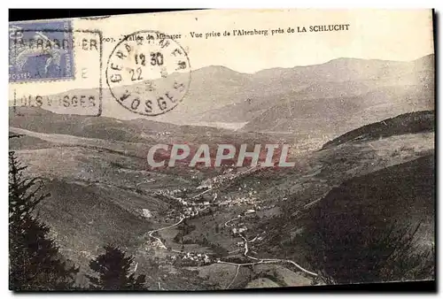 Ansichtskarte AK Vallee de Munster Vue prise de l&#39Altenberg pres de la Schlucht