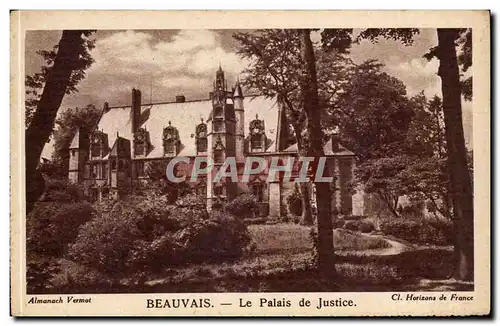 Beauvais Cartes postales Le palais de justice