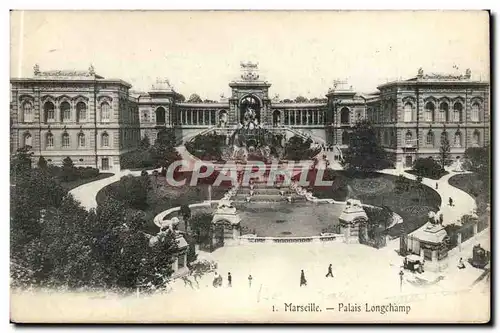 Marseille Cartes postales Palais longchamp