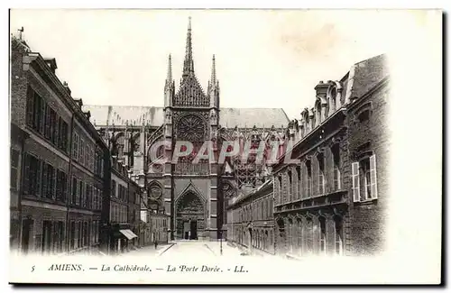 Amiens Cartes postales La cathedrale La porte doree