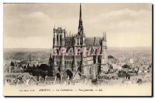 Amiens Cartes postales La cathedrale Vue generale