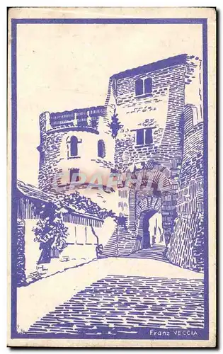 Cordes Cartes postales Porte des ormeaus