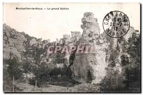 Montpellier Ansichtskarte AK Le grand sphinx