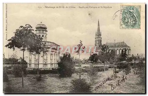 Ansichtskarte AK Pelerinage de ND du chene Basilique Calvaire et St SEpulcre