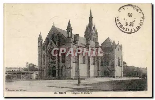 Niort Ansichtskarte AK L&#39eglise St Hilaire