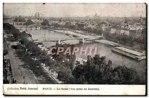 Paris Ansichtskarte AK La Seine (vue prise du Louvre)