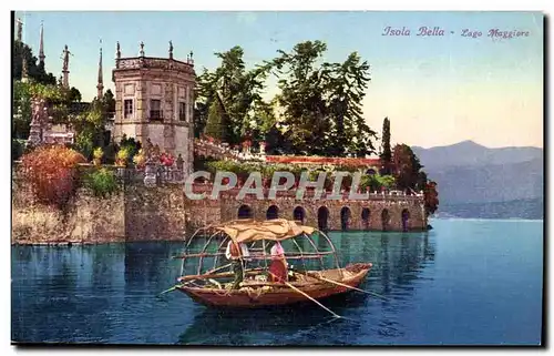 Italie italia Cartes postales isola Bella Lago Maggiore