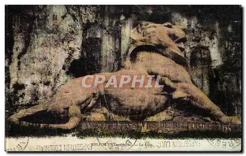 Belfort Cartes postales Le lion