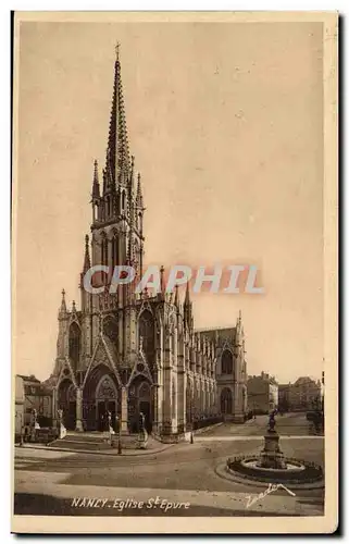 Nancy Cartes postales Eglise St Epvre