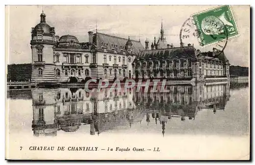 Chantilly Ansichtskarte AK Chateau La facade Ouest