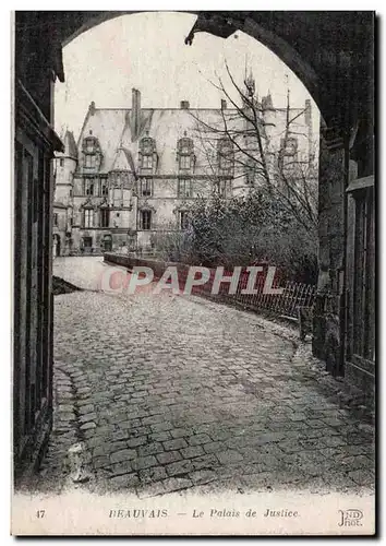 Beauvais Cartes postales Le palais de justice