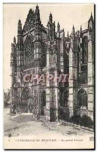 Beauvais Cartes postales le grand portail