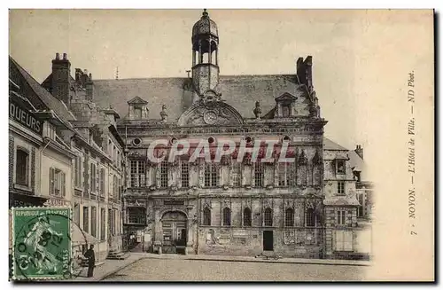 Noyon Cartes postales l&#39hotel de ville