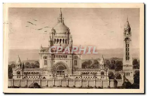 Lisieux Cartes postales Basilique Vue generale du projet