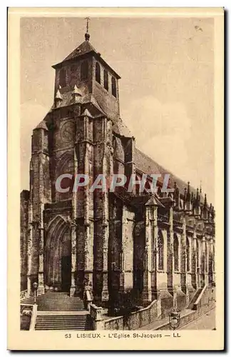 Lisieux Ansichtskarte AK L&#39eglise Saint Jacques