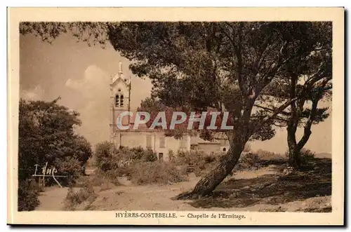 Hyeres Costebelle Ansichtskarte AK Chapelle de l&#39ermitage