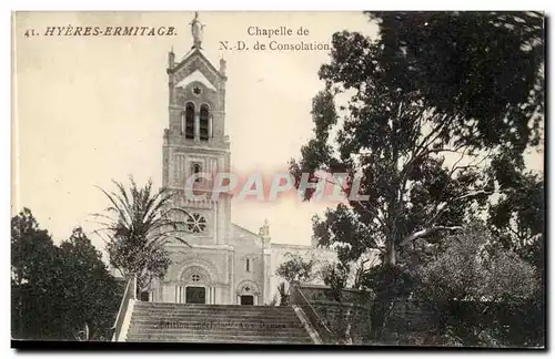 Hyeres Ermitage Cartes postales Chapelle de ND des Consolation