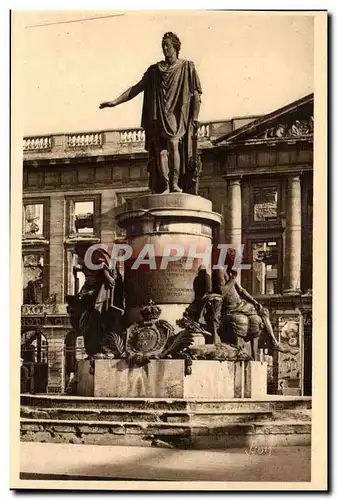 Reims Cartes postales Statue de Louis XV Place Royale