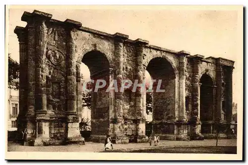 Reims Cartes postales La porte Mars (epoque Gallo romaine)