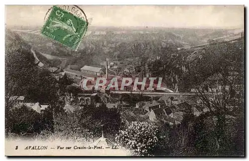 Avallon Cartes postales Vue sur cousin le pont