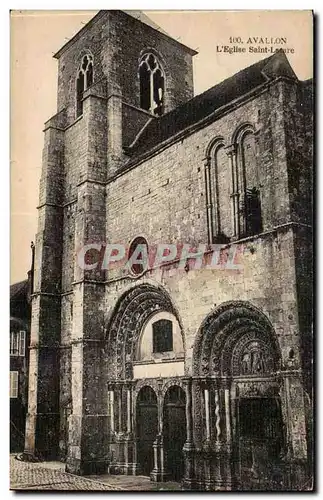 Avallon Cartes postales L&#39eglise Saint Lazare