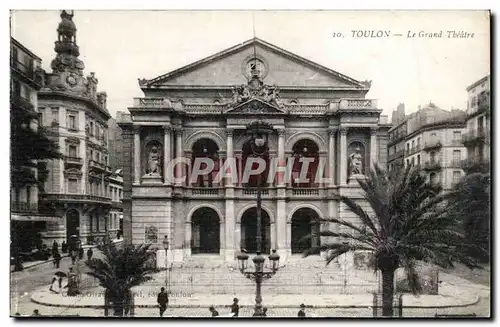 Toulon Cartes postales le grand theatre