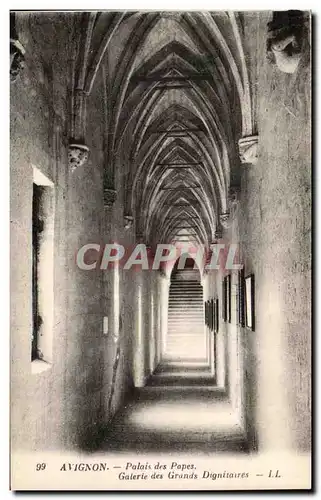 Avignon Cartes postales Palais des Papes Galerie des grands dignitaires