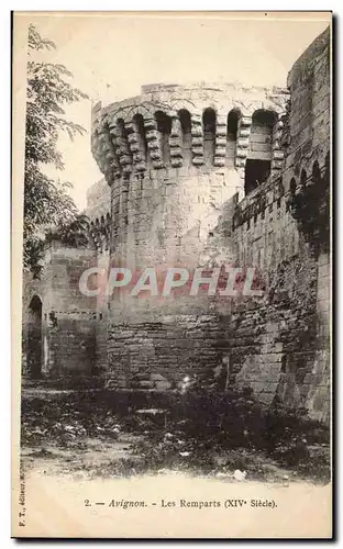 Avignon Cartes postales Les remparts