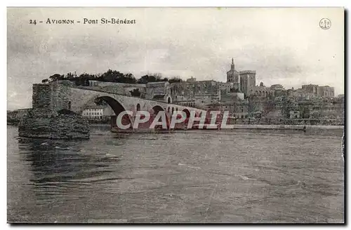 Avignon Cartes postales Pont St Benezet